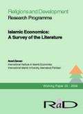 Islamic Economics: A Survey of the Literature (E.E,E.S)