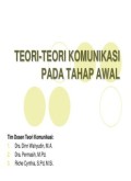 TEORI-TEORI KOMUNIKASI PADA TAHAP AWAL (E.K)