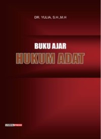 Buku Ajar HUKUM ADAT