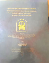 Efektivitas Peraturan Daerah Kabupaten Bone Nomor 13 tahun 2016 tentang Ketertiban Umum dan Ketentraman Masyarakat Kaitannya Terhadap Pedagang Kaki Lima (Studi Pada Jalan KH Ramli Kabupaten Bone