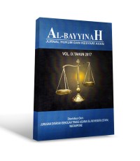 Al Bayyinah (Jurnal Of Islamic Law) (Vol.4 No.2 Tahun 2020)