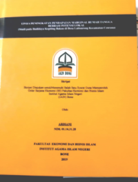 Upaya Peningkatan Pendapatan marginal Rumah Tangga Berbasis Potensi Lokal Studi pada Budidaya Kepiting Bakau di Desa Lattonrong Kecamatan Cenrana.