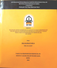 Optimalisasi Pengembangan Sistem Pengupahan dalam Meningkatkan Semangat Kerja Karyawan (Studi pada Toko Mega Jilbab Kabupaten Bone)