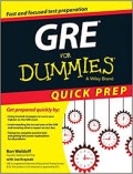 Gre For Dummies: Quick Prep Edition