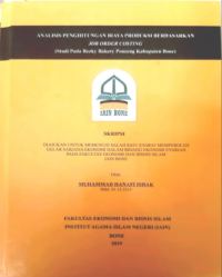 Analisis Perhitungan Biaya Produksi Berdasarkan Job Order Costing (Studi Kasus Pada Rezky Bakery Ponceng Kabupaten Bone