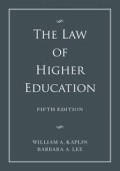 The Law Of Higher Education