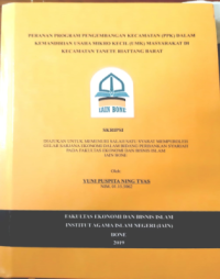 Peranan Program Pengembangan Kecamatan (PPK) Dalam Kemandirian Usaha Mikro Kecil (UMK) Masyarakat Di Kec. Tenete Riattang Barat