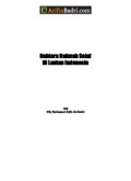Bahtera Dakwah Salaf Di Lautan Indonesia (E.H,E.A,E.P,E.M,E.T,E.B,E.G,E.U,E.K,E.I,E.E,E.S)