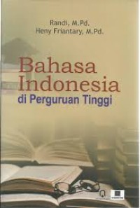 Bahasa Indonesia di Perguruan Tinggi