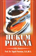 Hukum Pidana (1.S, 2.S)