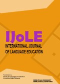 IJOL (INTERNATIONAL JOURNAL OF LANGUAGE EDUCATION)