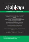 AL AHKAM (JURNAL PEMIKIRAN HUKUM ISLAM)