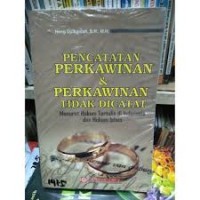 Pencatatan Perkawinan & Perkawinan Tidak Dicatat: Menurut Hukum Tertulis di Indonesia Dan Hukum Islam (1.S, 2.S)