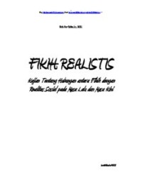 Fikih Realitas (E.H,E.A,E.P,E.M,E.T,E.B,E.G,E.U,E.K,E.I,E.E,E.S)